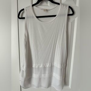 White Michale Kors shirt. Perfect for summer and to wear under blazer